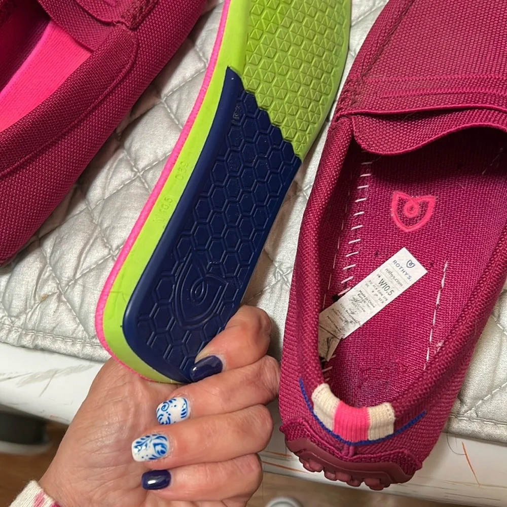 Rothy's The Driver Raspberry size 10.5 Slip-On Design - Picture 12 of 12